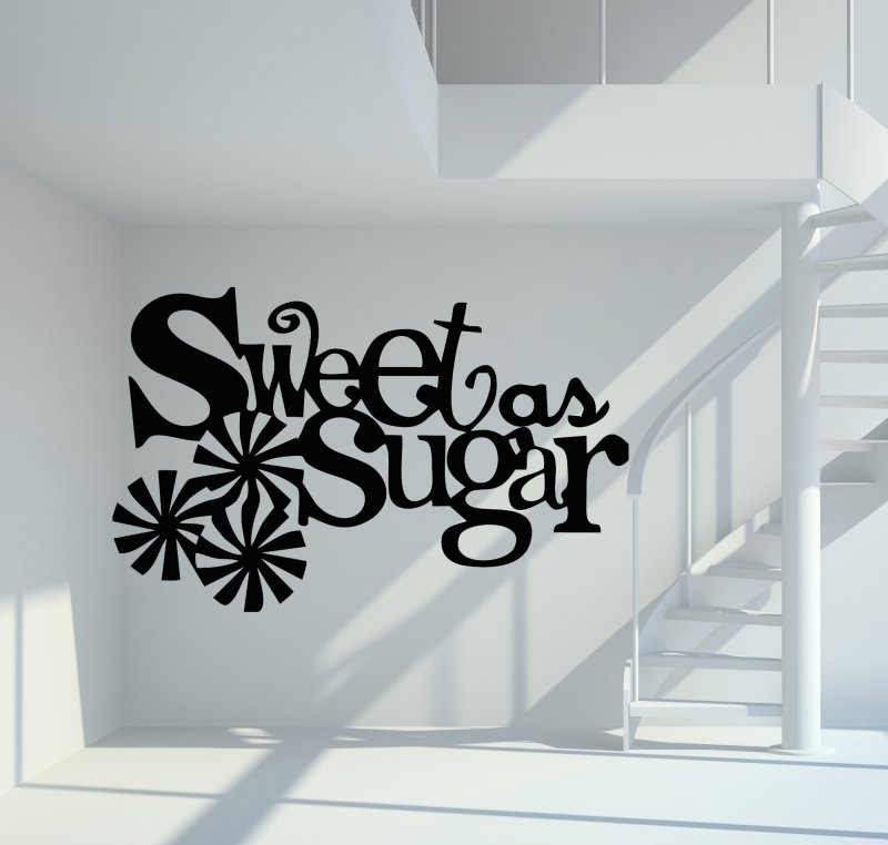 21001 Sweet as Sugar Wandtattoo